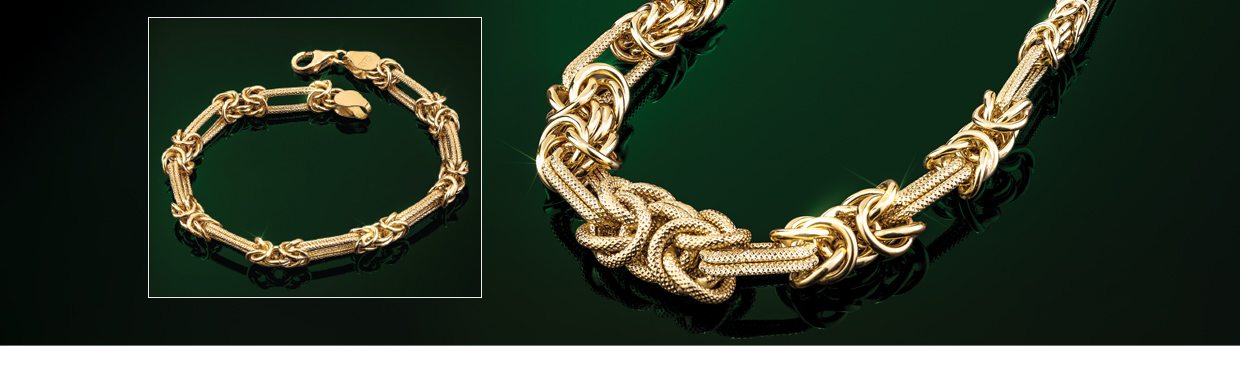 Bizantina Moderna 14K Gold-Finished Sterling Silver Collection