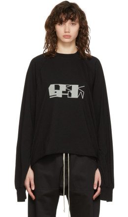 Rick Owens Drkshdw - Black Vega Long Sleeve T-Shirt