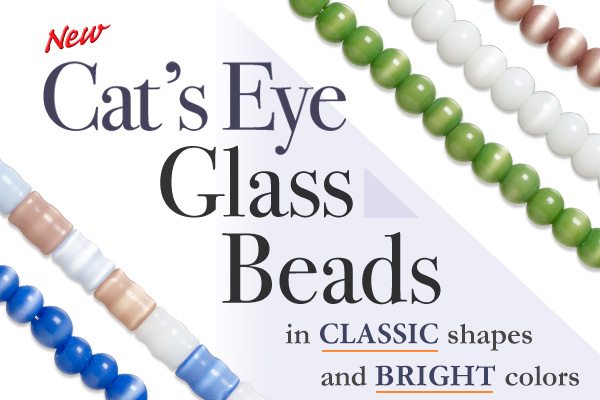 New Cat's Eye Glass Beads