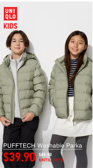 PDP3 - KIDS PUFFTECH WASHABLE PARKA