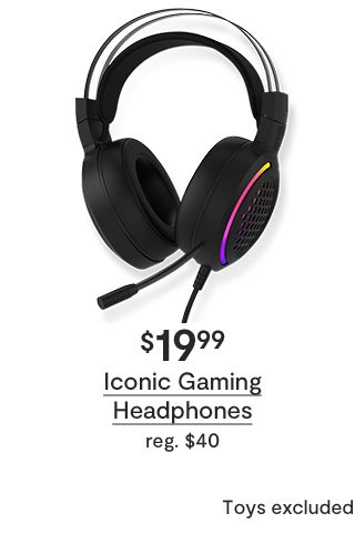 $19.99 Iconic gaming Headphones reg. $40