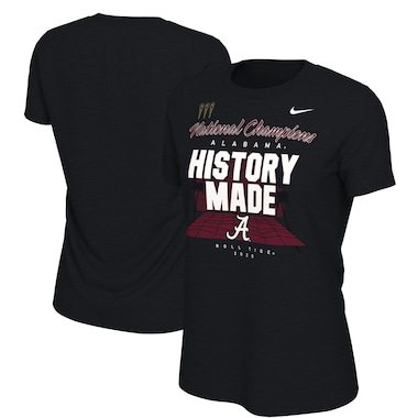 Alabama Crimson Tide Nike Women's College Football Playoff 2020 National Champions Locker Room T-Shirt - Black
