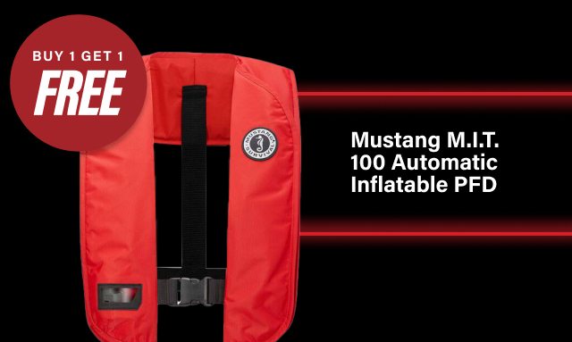 Buy 1, Get 1 Free Mustang M.I.T. 100 Automatic Inflatable PFD