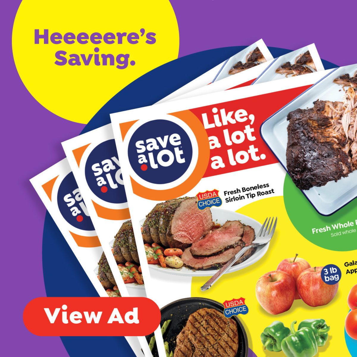 View your weekly ad from Save A Lot and start saving today.