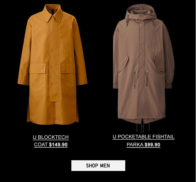 Uniqlo u pocketable fishtail on sale parka