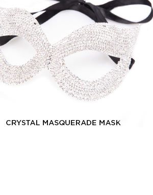 CRYSTAL MASQUERADE MASK