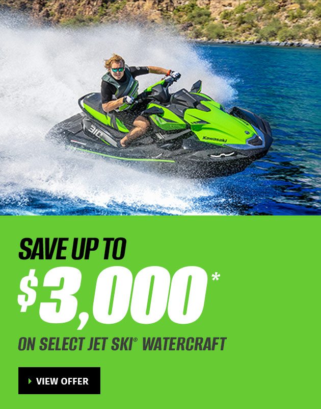 Save Up To $3,000 On Select Jet Ski® Watercraft