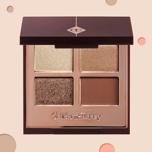 Charlotte Tilbury nude Luxury Eye Palette on fun background