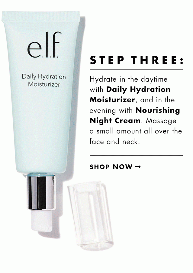 Step Three: Daily Hydration Moisturizer & Nourisishing Night Cream