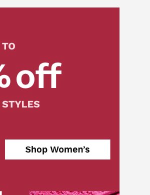 Up to 70% off Women's Sale