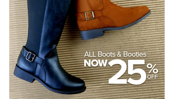 Shop 25% Off Boots & Booties