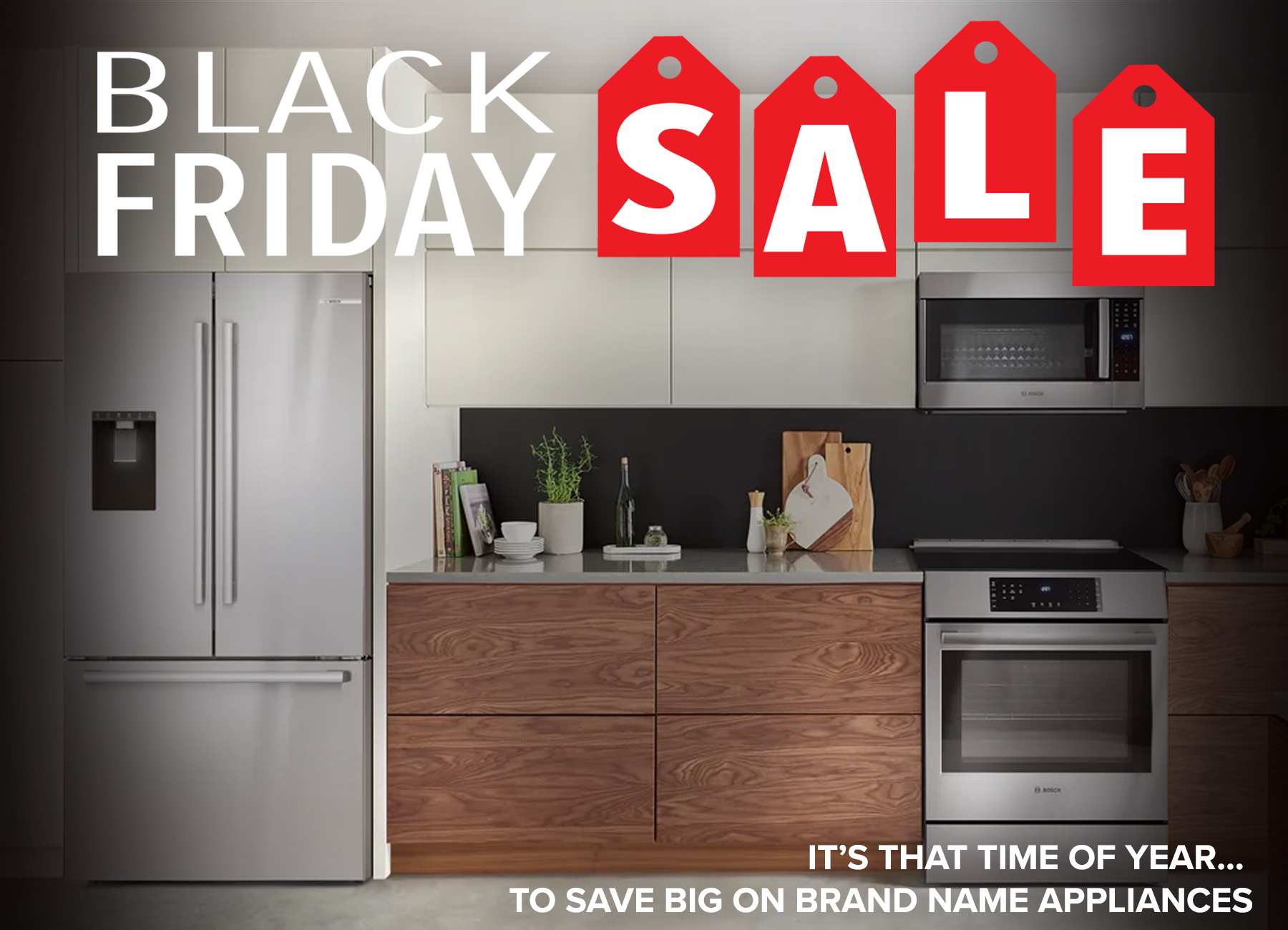 Black Friday Appliance Sale Header