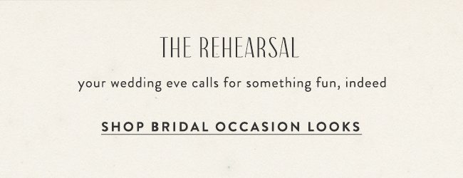 shop bridal occasion looks