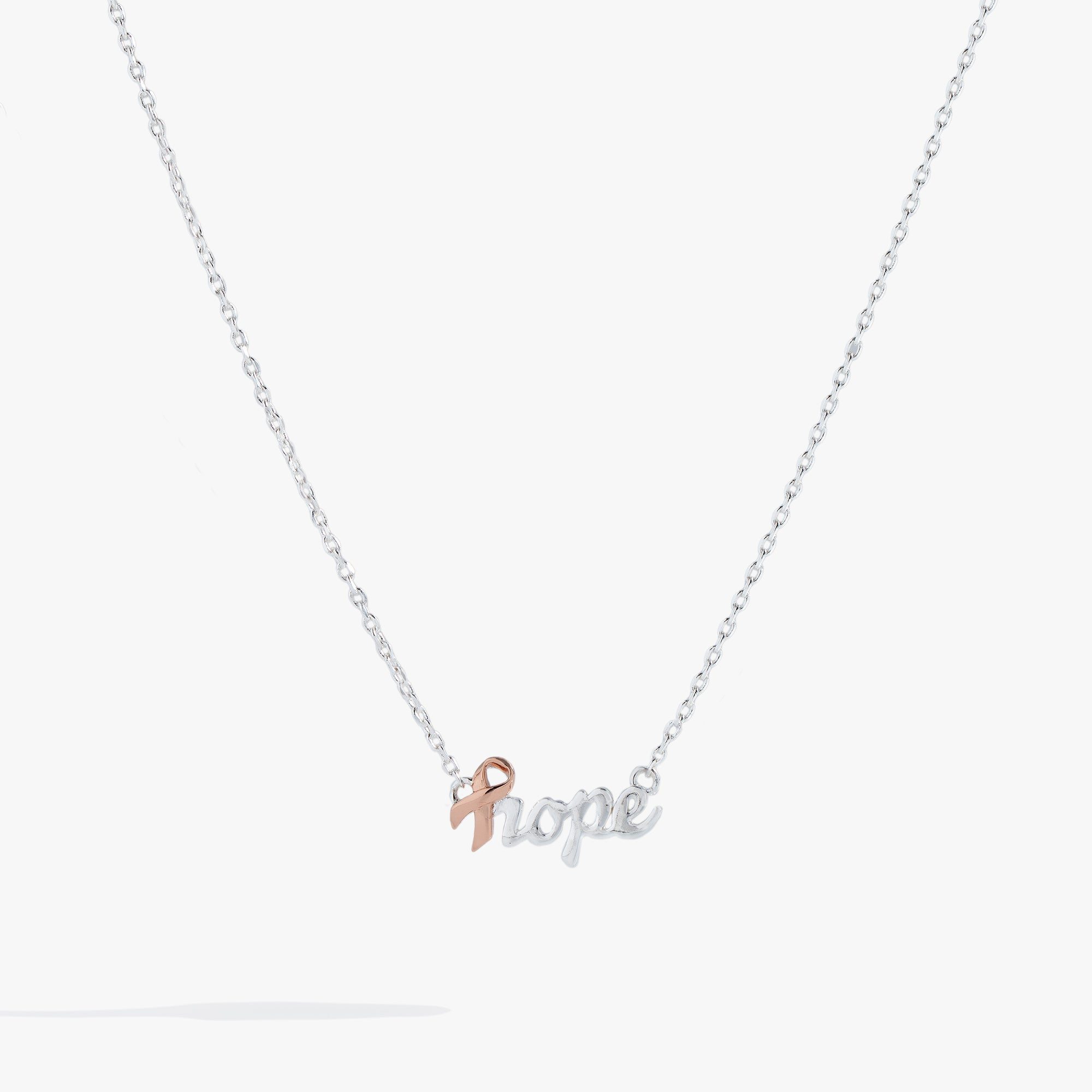 Image of Breast Cancer Awareness Hope Necklace