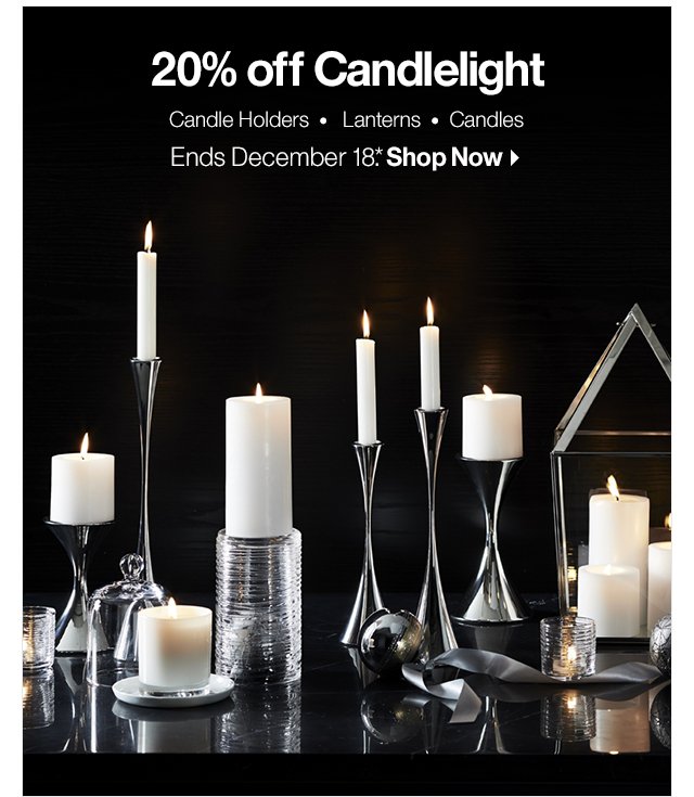 20% off Candlelight