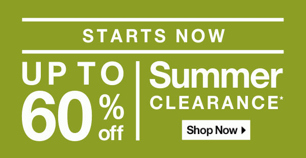 Summer Clearance