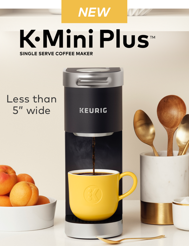 NEW | K MINI PLUS ™ SINGLE SERVE COFFEE MAKER | Less than 5