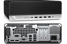 HP ProDesk 600 G3 Intel Core i5-7500 Quad-Core SFF Win 10 Pro Desktop (Certified Refurb) w/ 1-year HP warranty