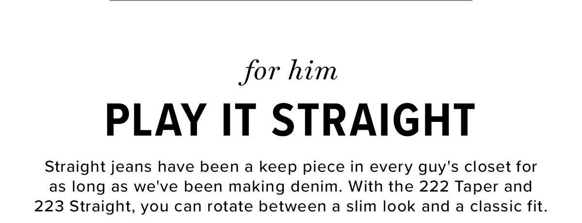 Play It Straight