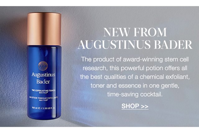 NEW from Augustinud Bader: The Exfoliating Toner Essence with TFC8