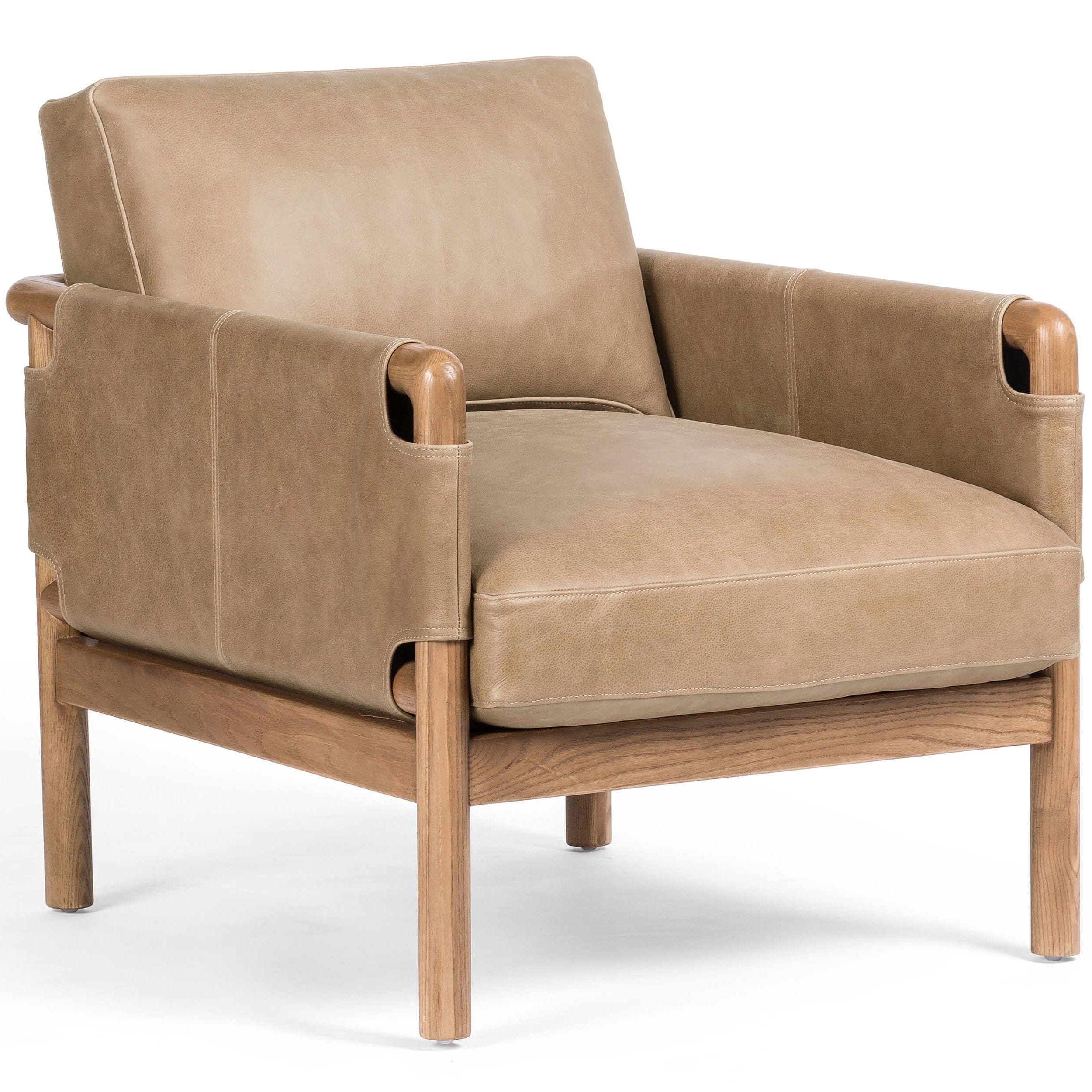 Image of Navarro Leather Chair, Palermo Drift