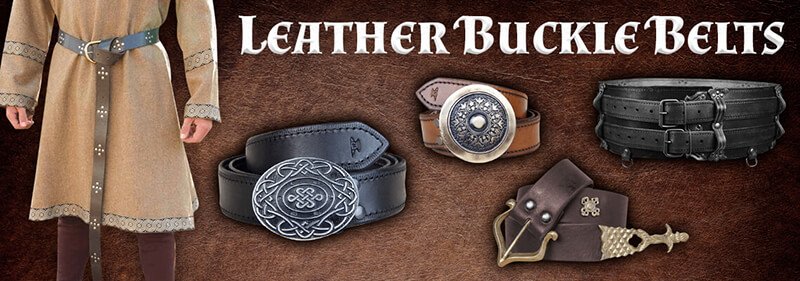 Medieval Collectibles Banner - Leather Buckle Belts