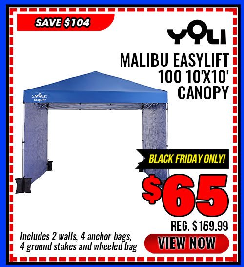 Yoli Malibu EasyLift 100 10'x10' Canopy 