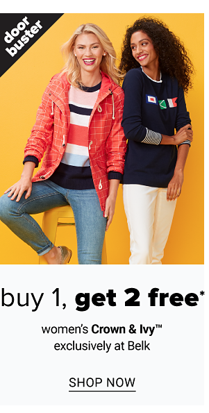 Buy 1, Get 2 FREE Women's Crown & ivy - Shop Now