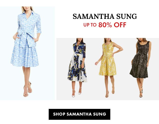 Up to 80% Off Samantha Sung