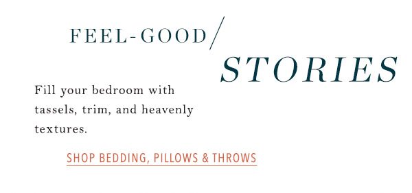 Shop bedding.