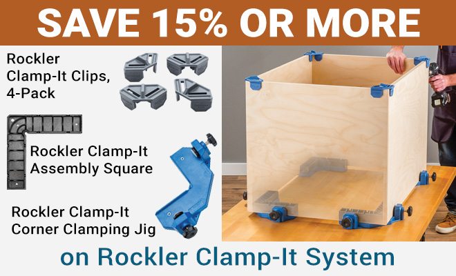 Rockler Clamp-It Small Corner Clamping Jig, 2-Pack - Rockler