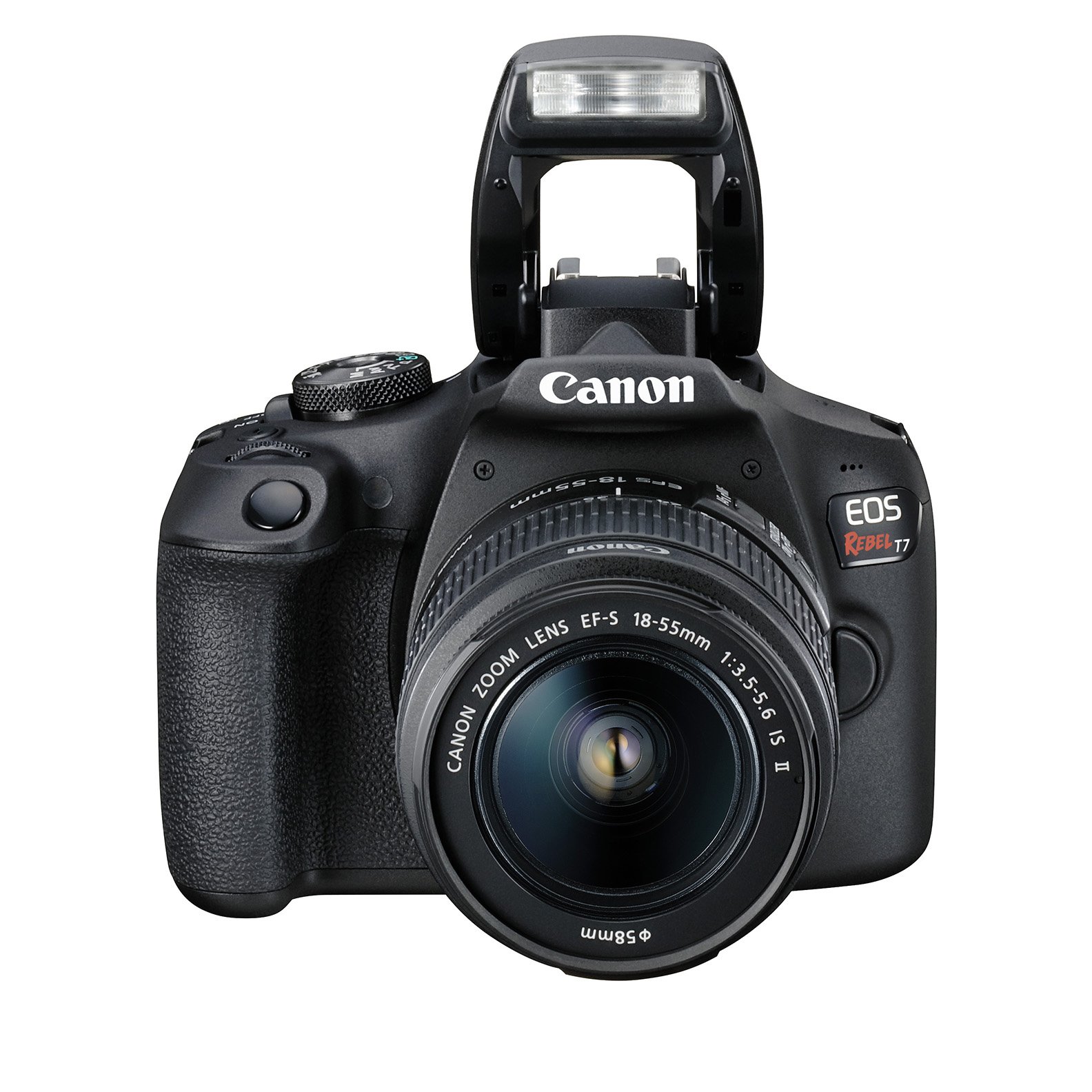New! Canon EOS Rebel T7 with EF-S 18-55mm IS II Lens