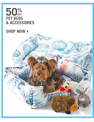 Shop 50% Off Select Pet Beds & Accessories