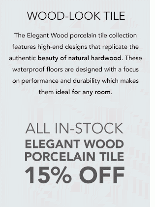ALL IN-STOCK Elegant Wood Porcelain Tile 15% OFF