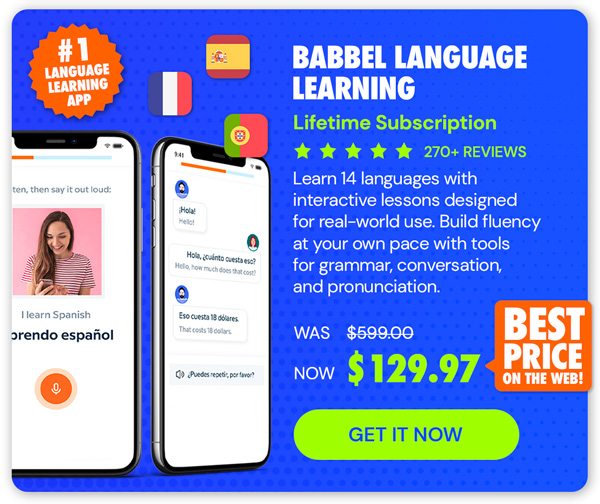 Babbel Language Learning: Lifetime Subscription (All Languages)