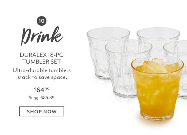 Duralex 18-PC Set