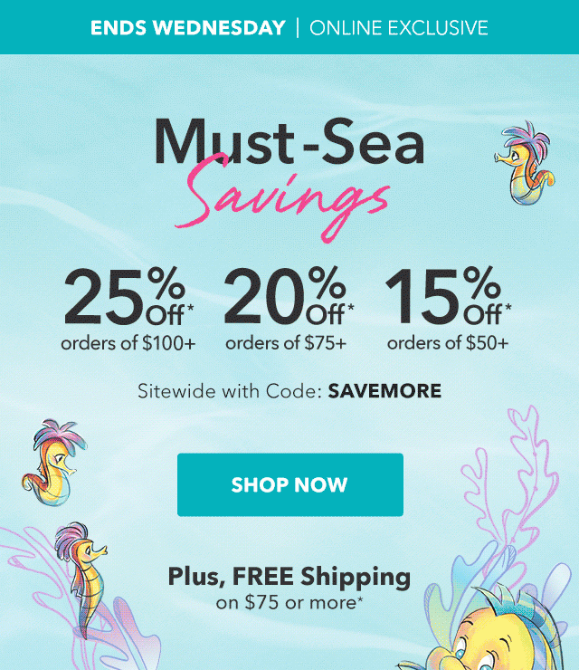 Must-Sea Savings | Shop Now