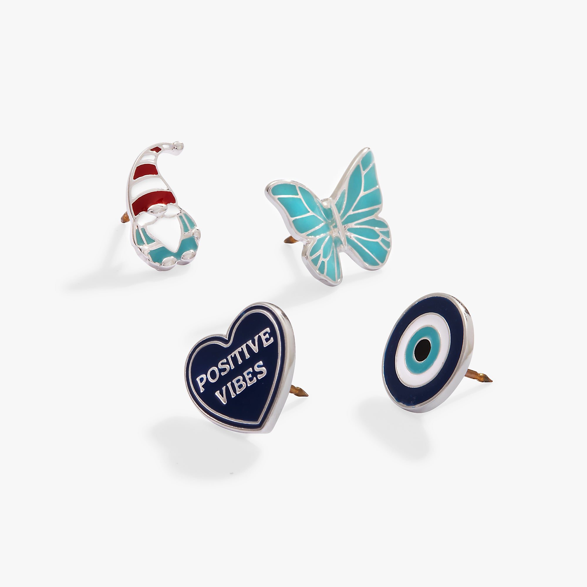 Image of Positive Vibes Holiday Pin Set
