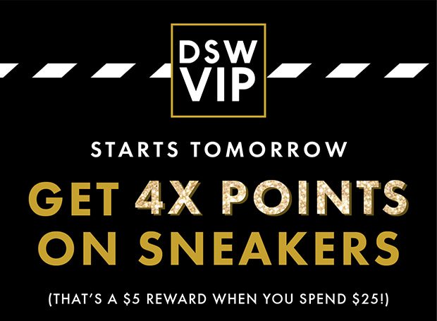 dsw points for shoes