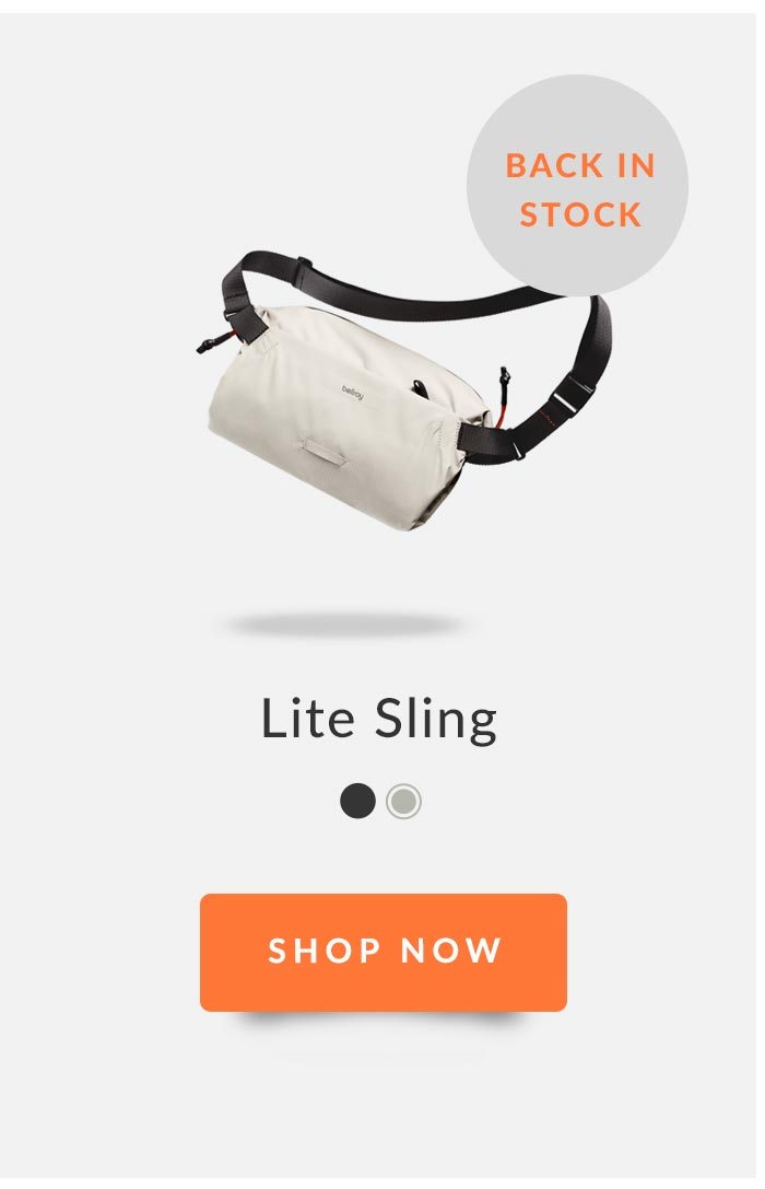 Lite Sling, CTA: Shop Now