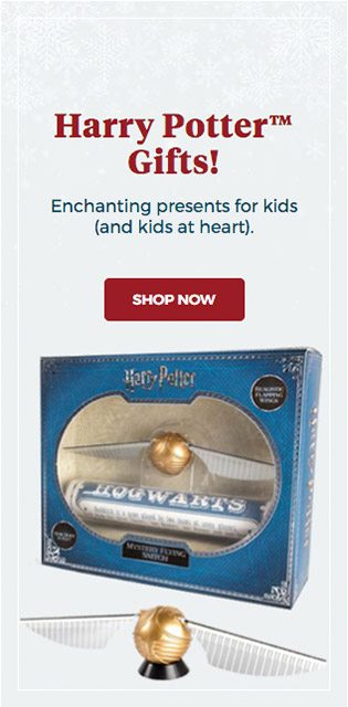 Harry Potter™ Gifts! Enchanting presents for kids (and kids at heart). SHOP NOW