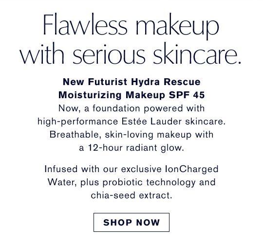 New Futurist Hydra Rescue Moisturizing Makeup SPF45