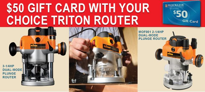 $50 Gift Card With Your Choice Triton Router