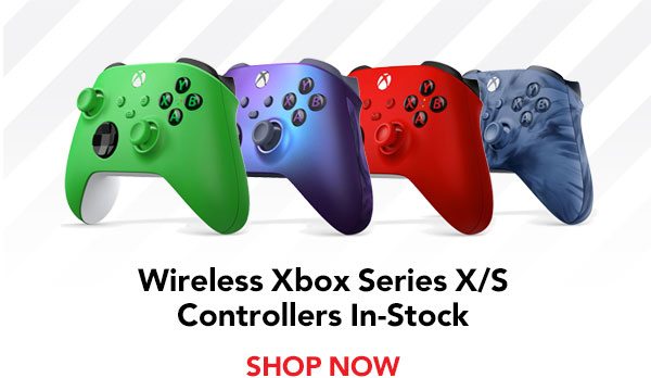 Wireless Xbox Series X/S Controllers In-Stock SHOP NOW