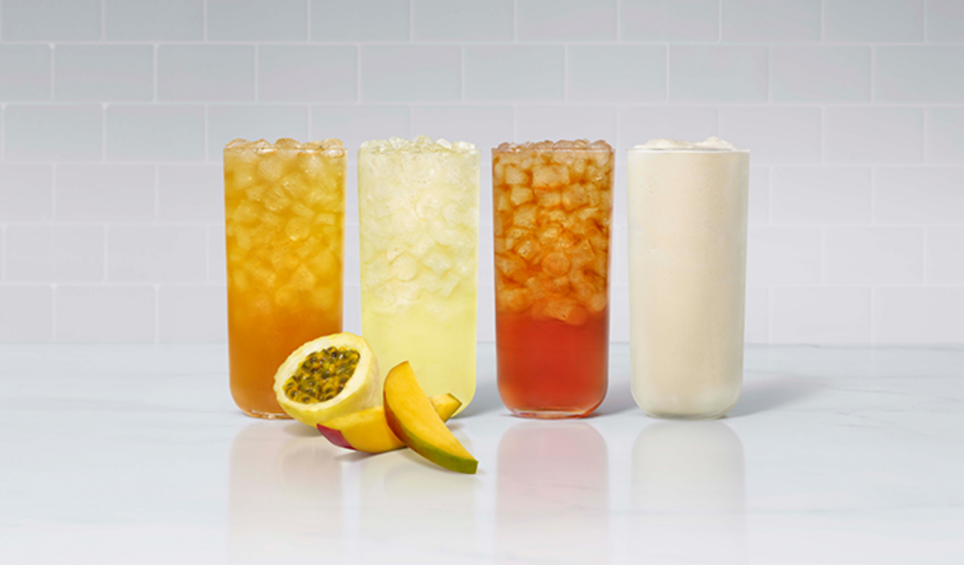 Mango Passion Drinks, Mango Passion Sunjoy®, Mango Passion Lemonade, Mango Passion Iced Tea, Mango Passion Frosted Lemonade