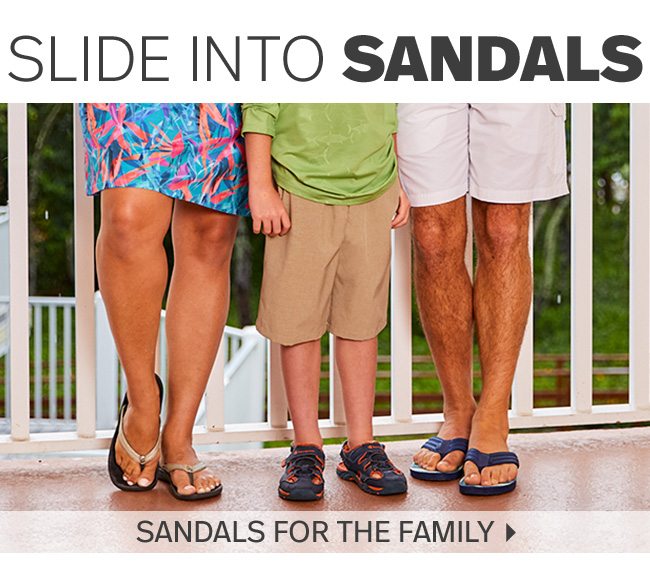 Slide into Sandals - Shop Sandals for the Family