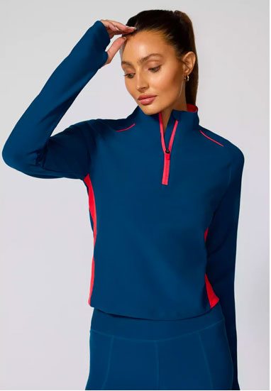 Explore Mock-Neck 1/4 Zip