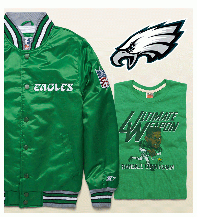 HOMAGE X Starter Eagles Satin Jacket