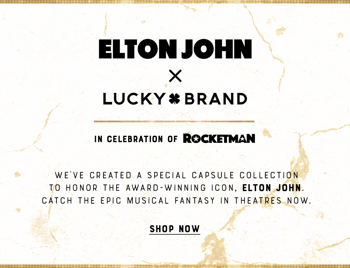 Elton John X Lucky Brand