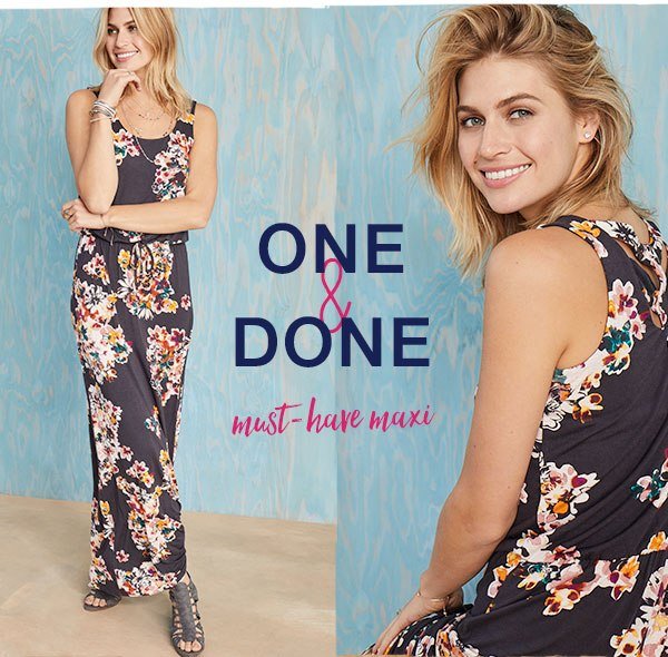 One and done. Must-have maxi.